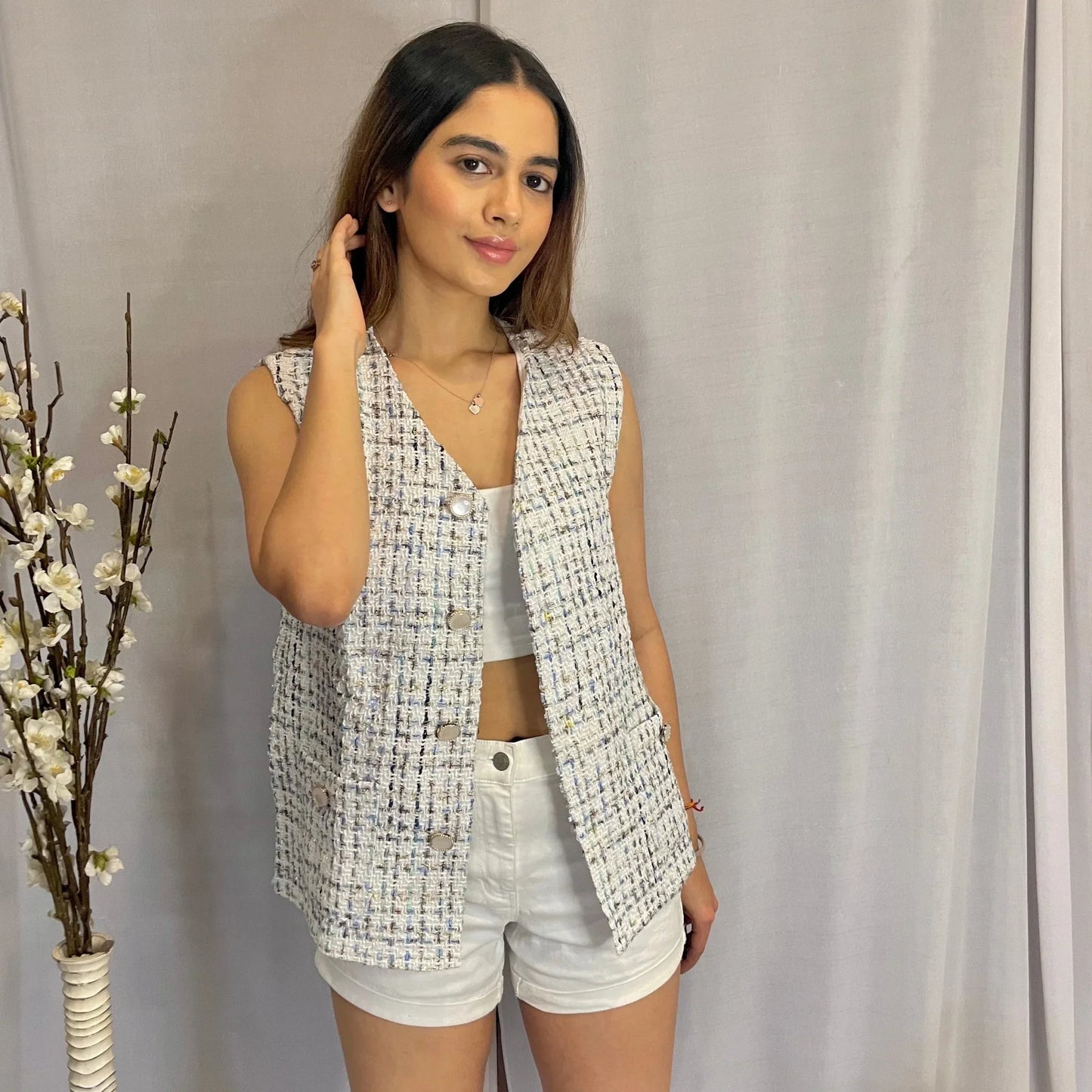 Tweed Vest