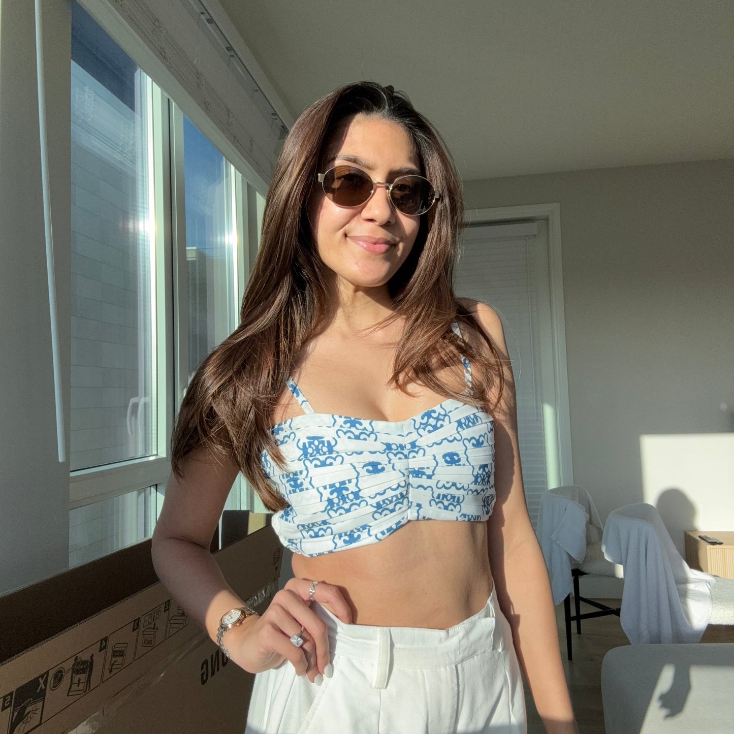 Moroccan Bustier Top
