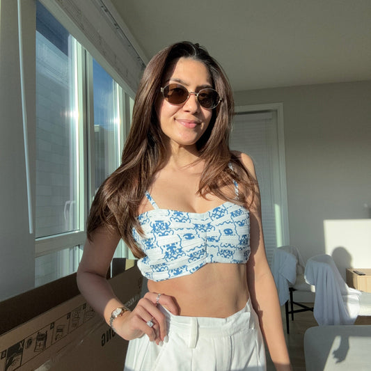 Moroccan Bustier Top