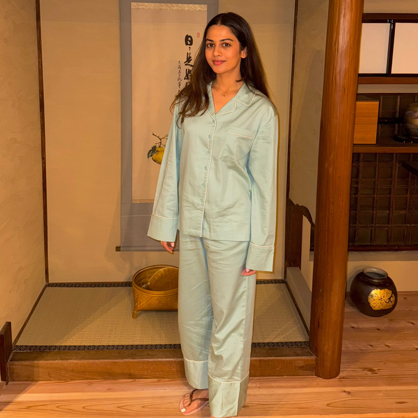 Mint Blue Pyjama Set