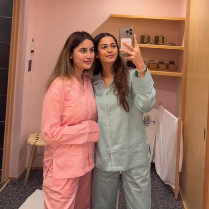 Mint Blue Pyjama Set