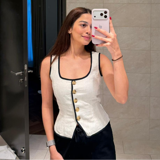 Gaia Vest (Beige)