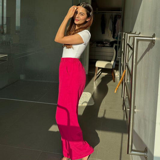Geneva Pants - Hot Pink
