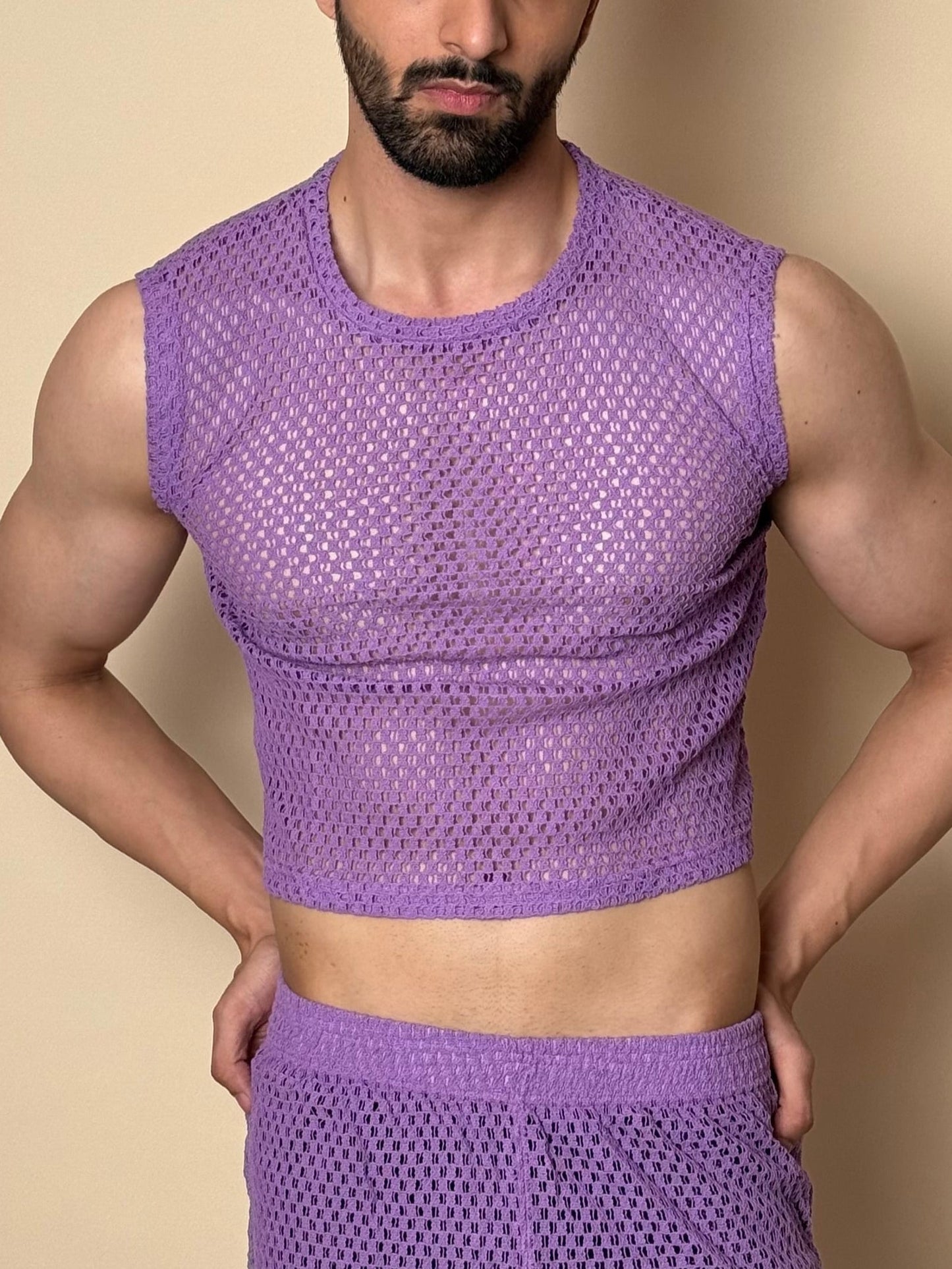 GridLoom Tank /Lavender