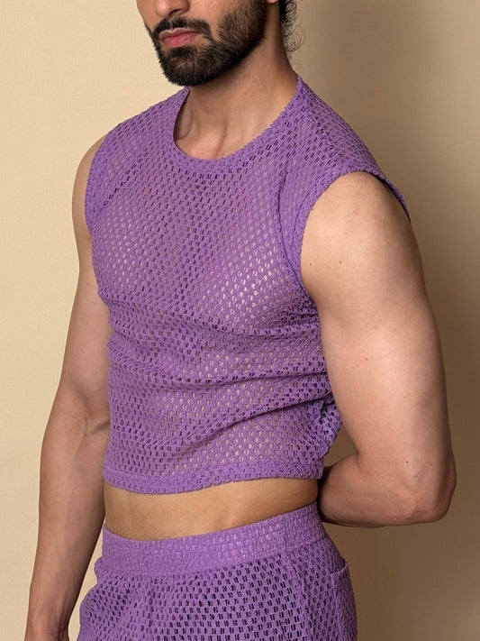 GridLoom Tank /Lavender