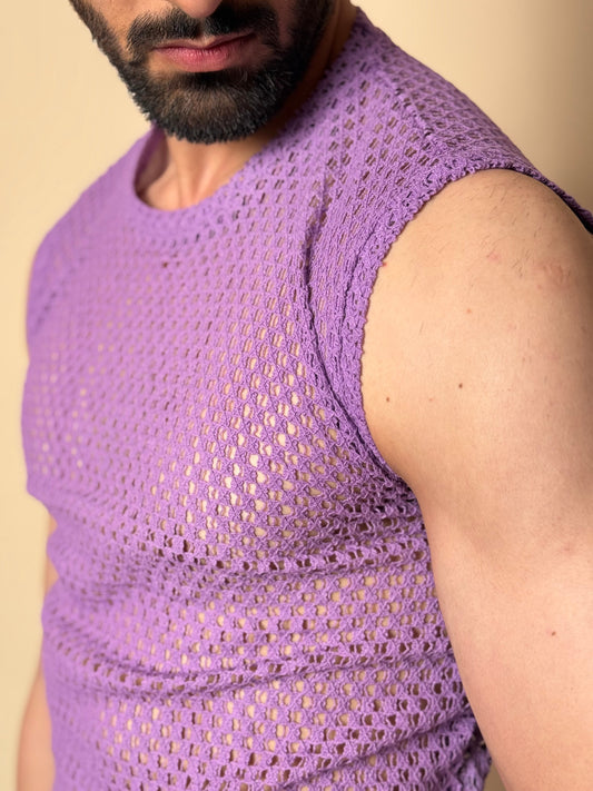 GridLoom Tank /Lavender