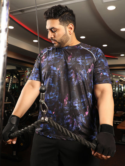 Abstract Activewear T-Shirt