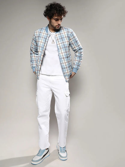 Tartan Plaid Bomber Jacket