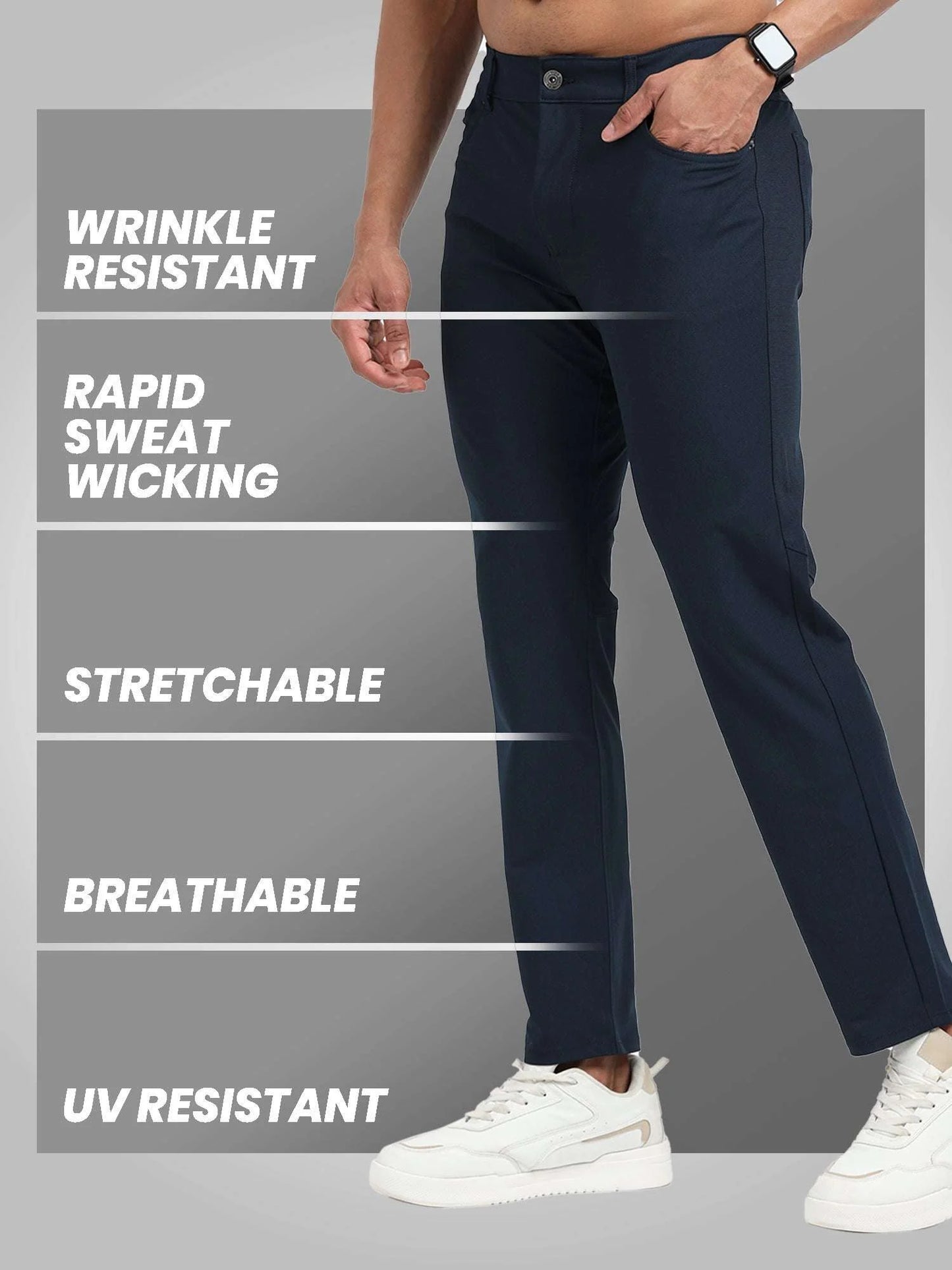 On The Move Office Pant - Navy