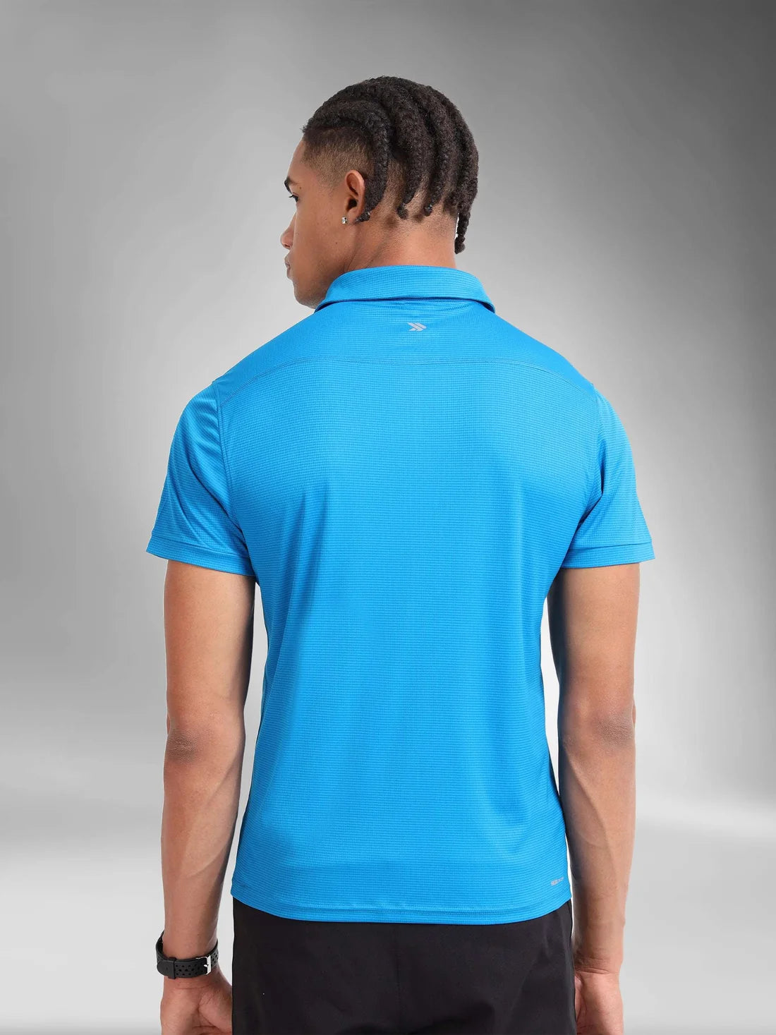 Performance Polo Tee-Ocean Blue