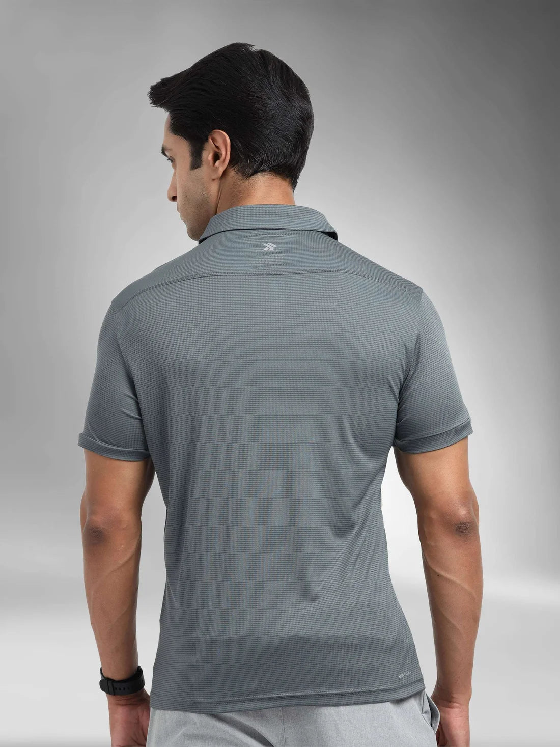 Performance Polo Tee-Grey