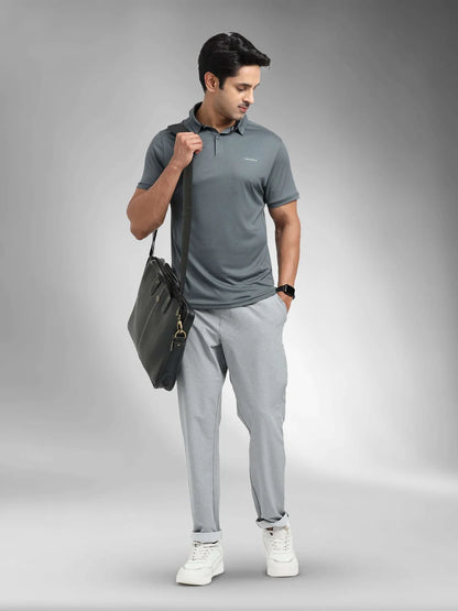 Performance Polo Tee-Grey