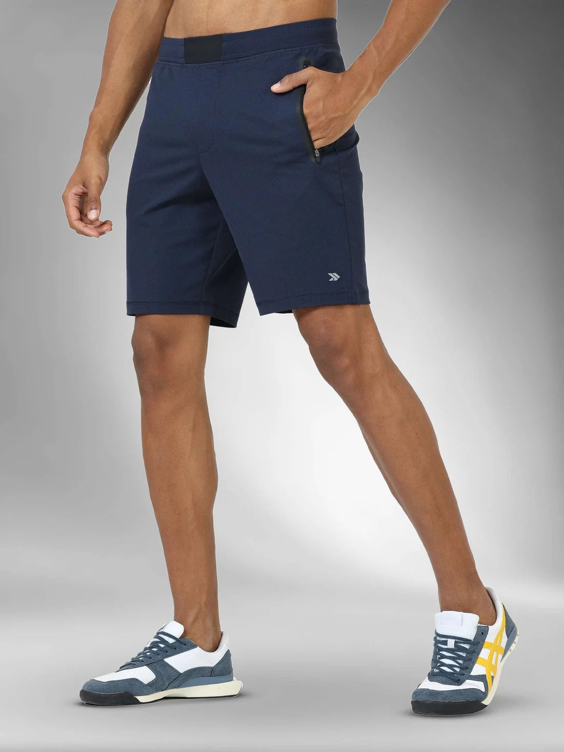 Athleisure Training Shorts-Navy