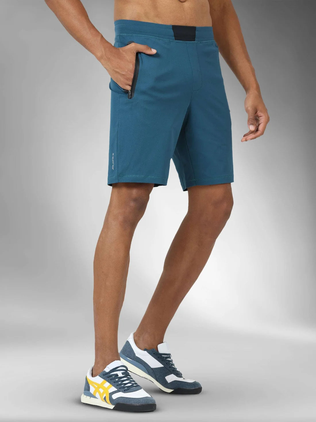 Athleisure Training Shorts-Teal