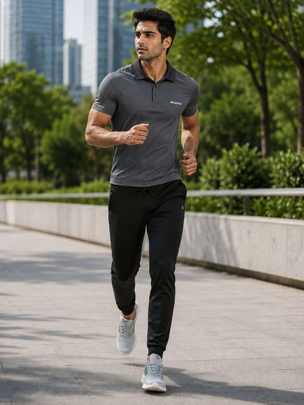 Men's Breathable Performance Track Pants for Training-black