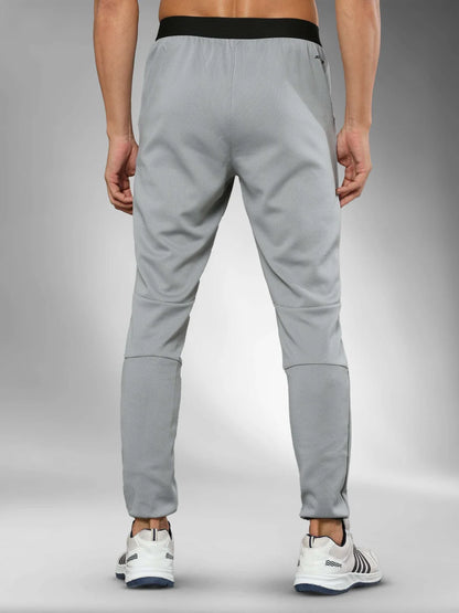 Men's Breathable Performance Track Pants for Training-Light Grey