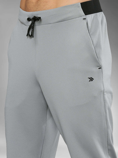 Men's Breathable Performance Track Pants for Training-Light Grey