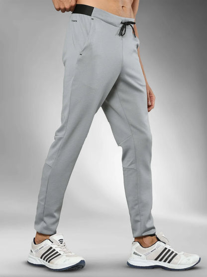 Men's Breathable Performance Track Pants for Training-Light Grey