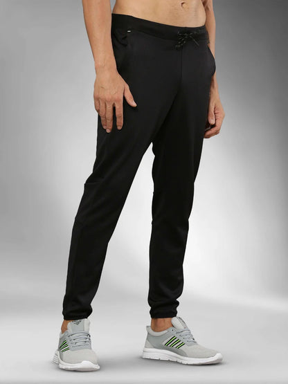 Men's Breathable Performance Track Pants for Training-black