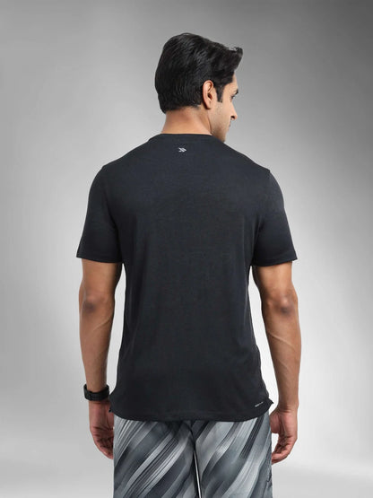 Jolger men's dry rush ultra breathable t-shirt-Black