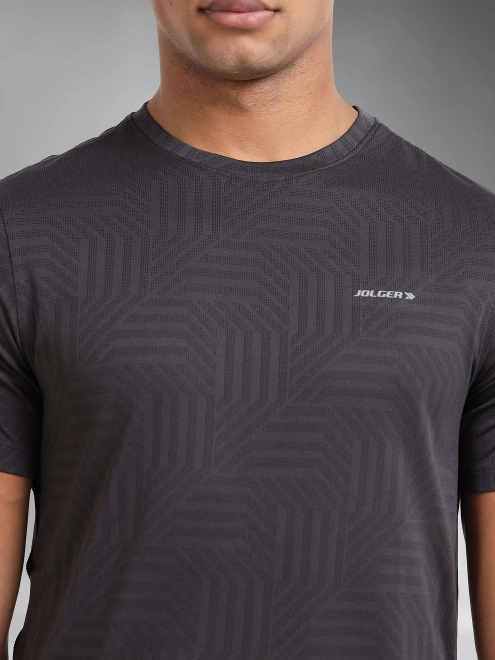Jolger men's dry rush ultra breathable t-shirt-Dark taupe