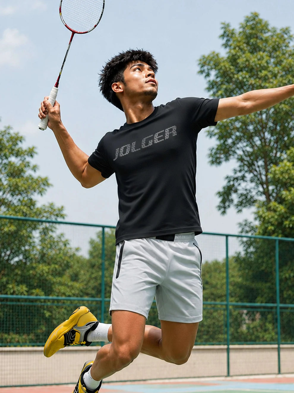 Jolger men's all training t shirt-Black