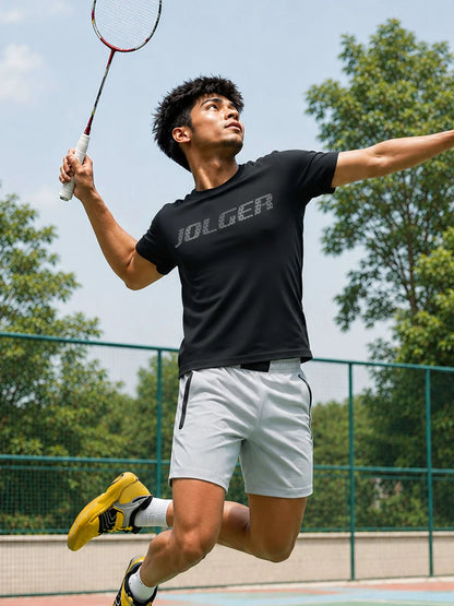 Jolger men's all training t shirt-Black