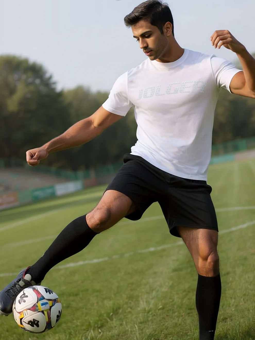 Jolger-men's-all-training T-shirt-White