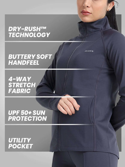 UPF 50+ Sun Protection Jacket-Moon Light Blue