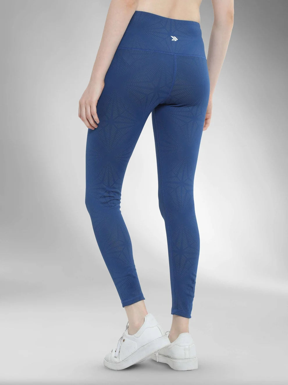 Women's High Waist Active Wear Yoga & Gym 7/8 Leggings-ocean blue