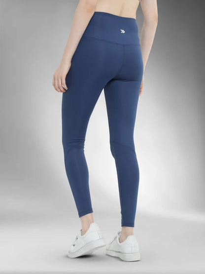 Women's Super High-Waist Satin-Smooth Sun-Protected 8/8 Tights-indigo
