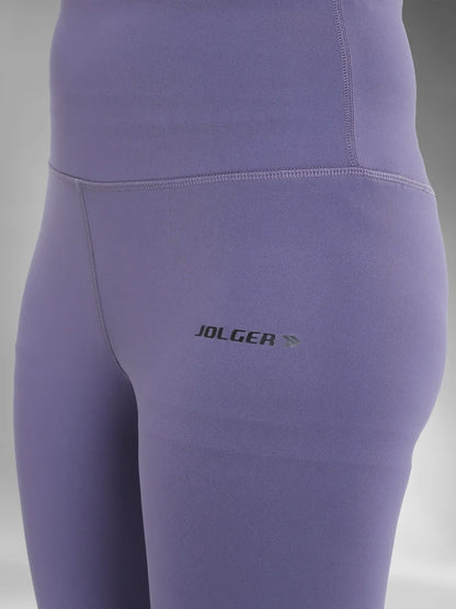 Women's Super High-Waist Satin-Smooth Sun-Protected 8/8 Tights-Purple