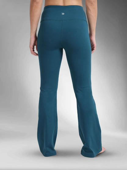 High Waist All Day Flare Pant Regular-Teal