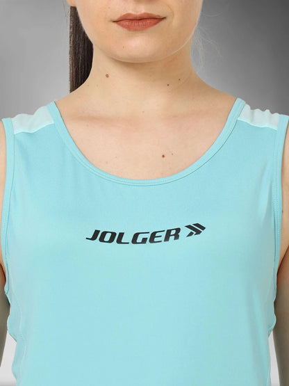 Women's Super Breathable Racerback Tank Top-turquoise