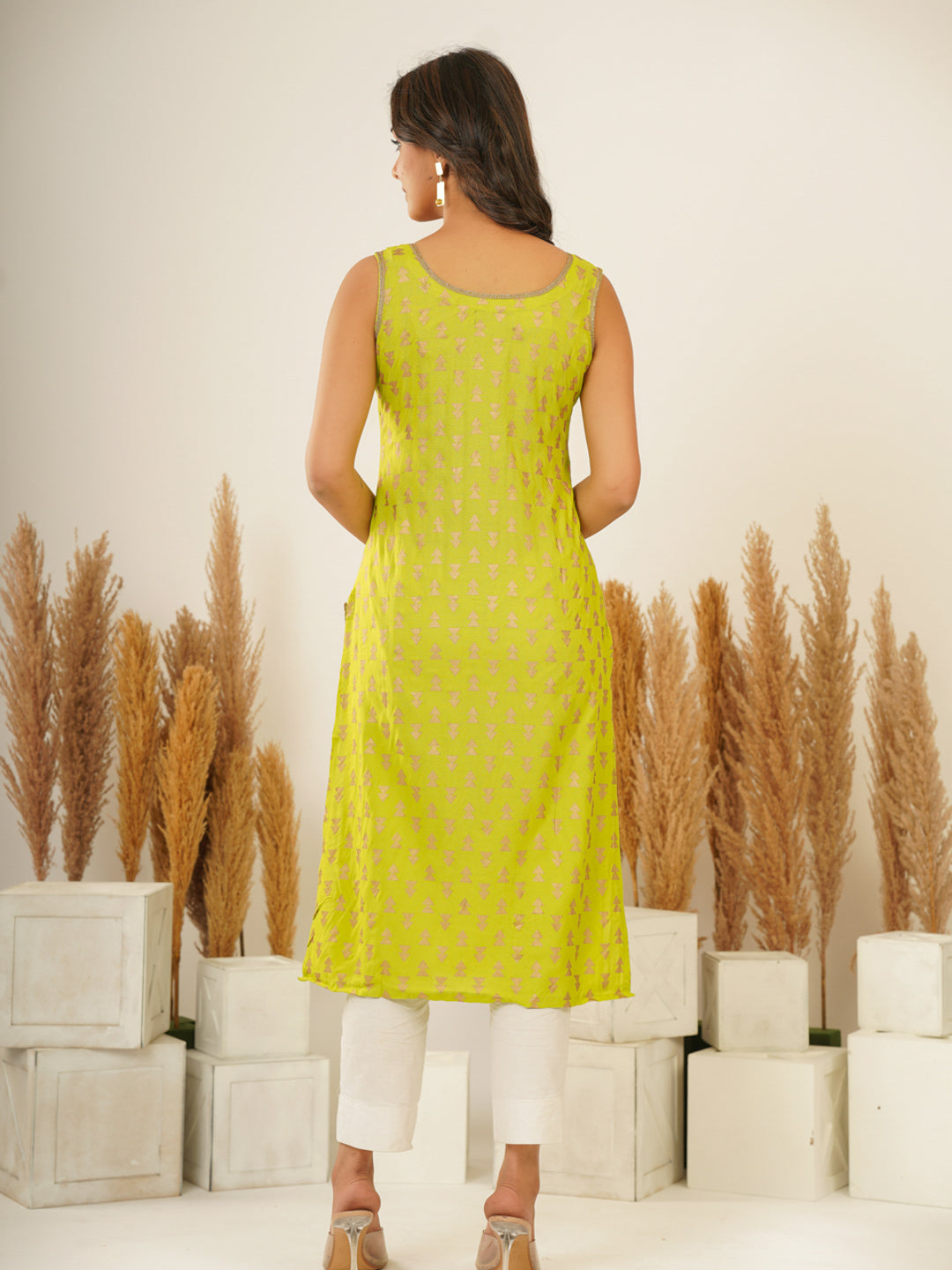 Neon Gold Kurti