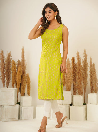 Neon Gold Kurti