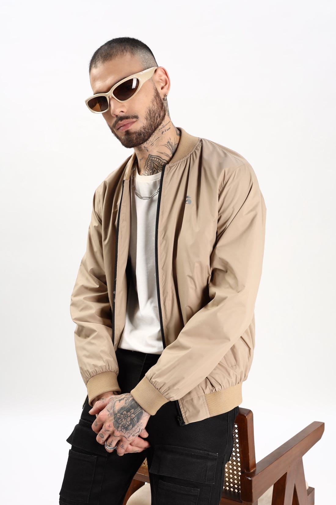 Polyester Winter Black Jacket