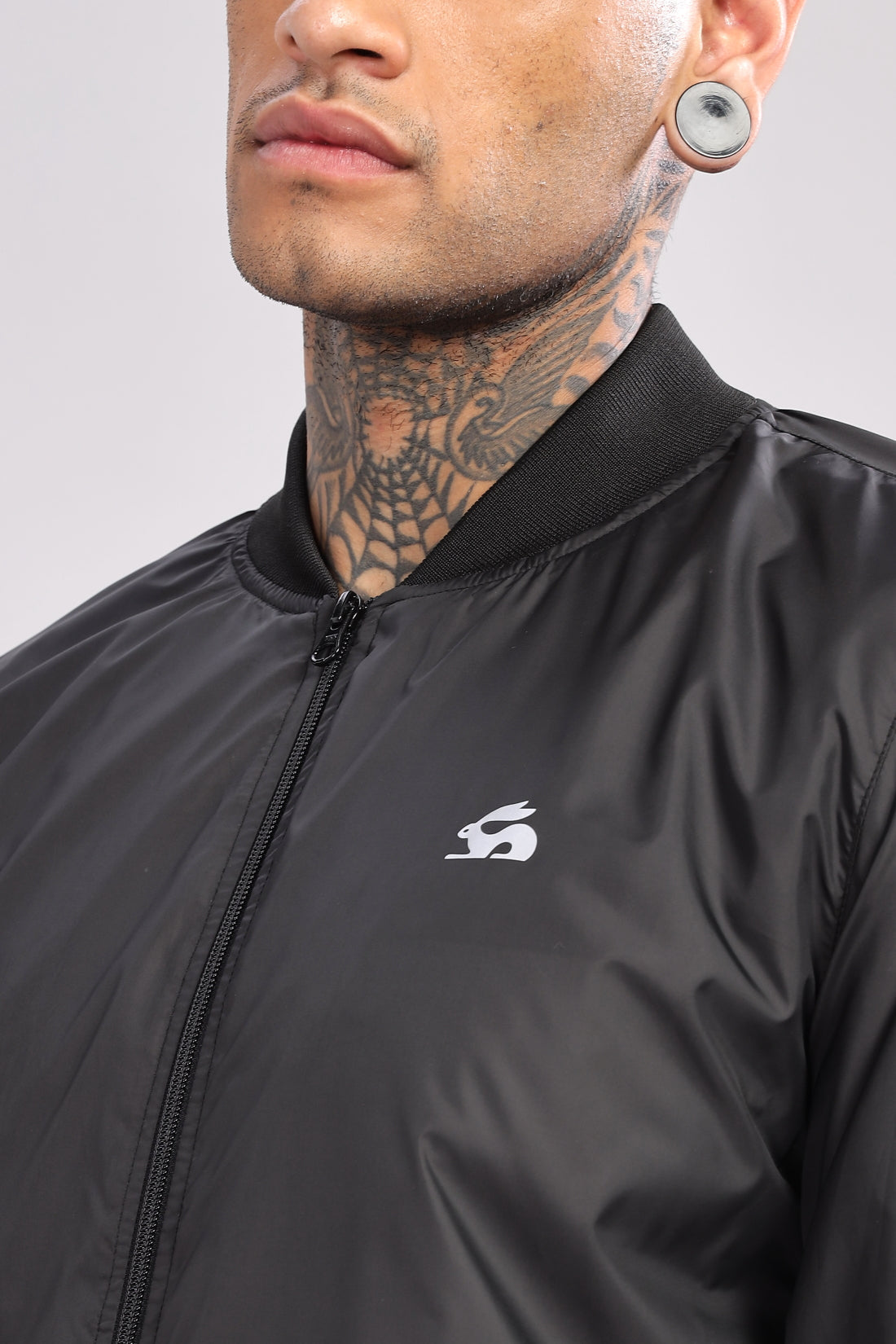 Polyester Winter Black Jacket