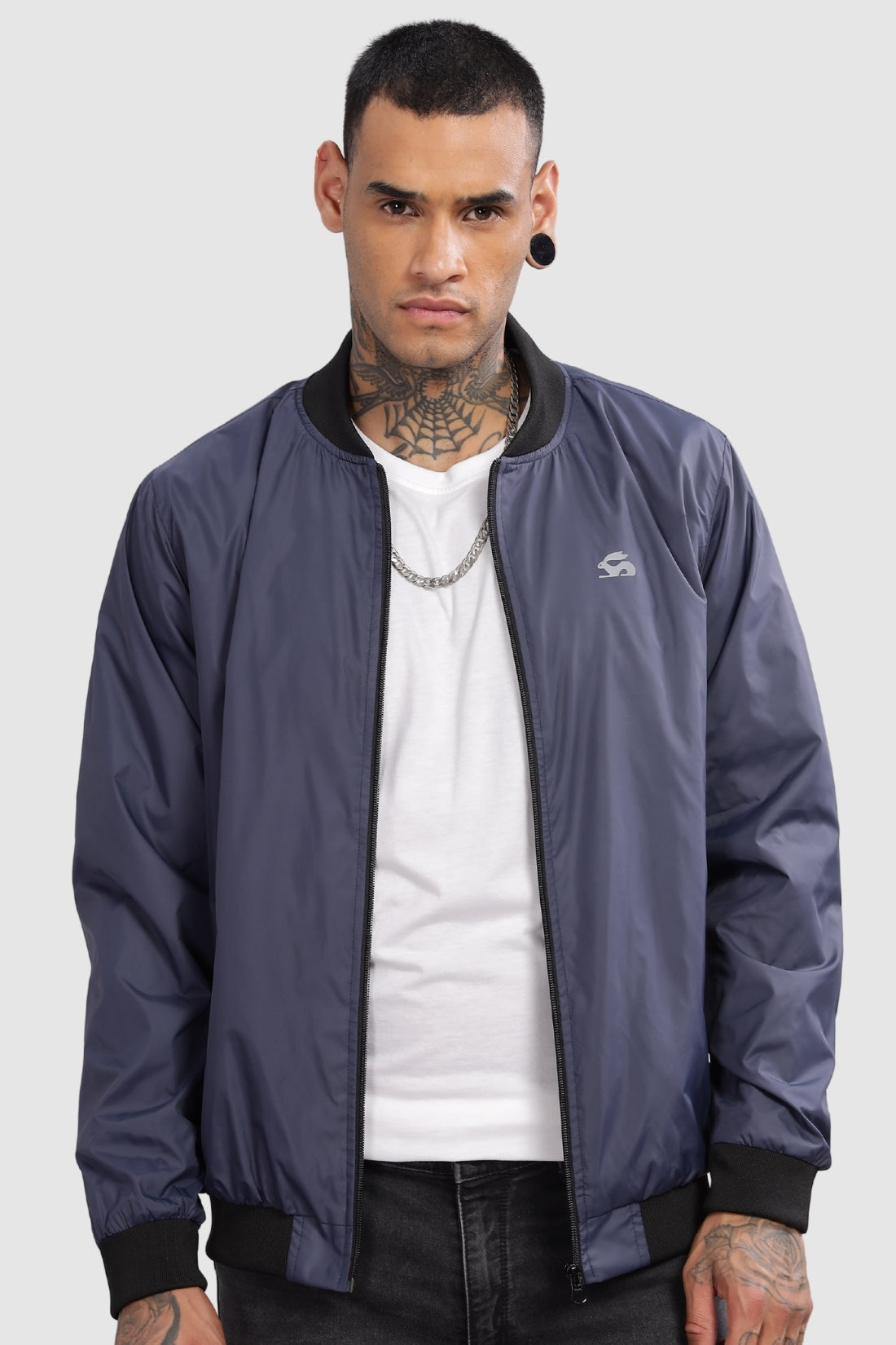 Polyester Winter Black Jacket