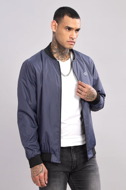 Polyester Winter Black Jacket