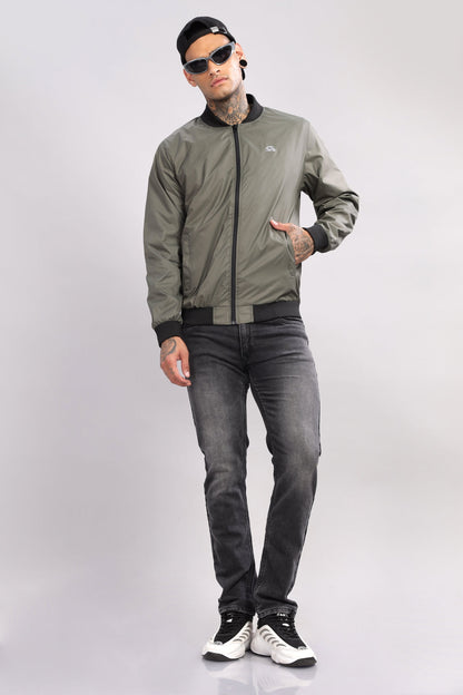 Polyester Winter Black Jacket