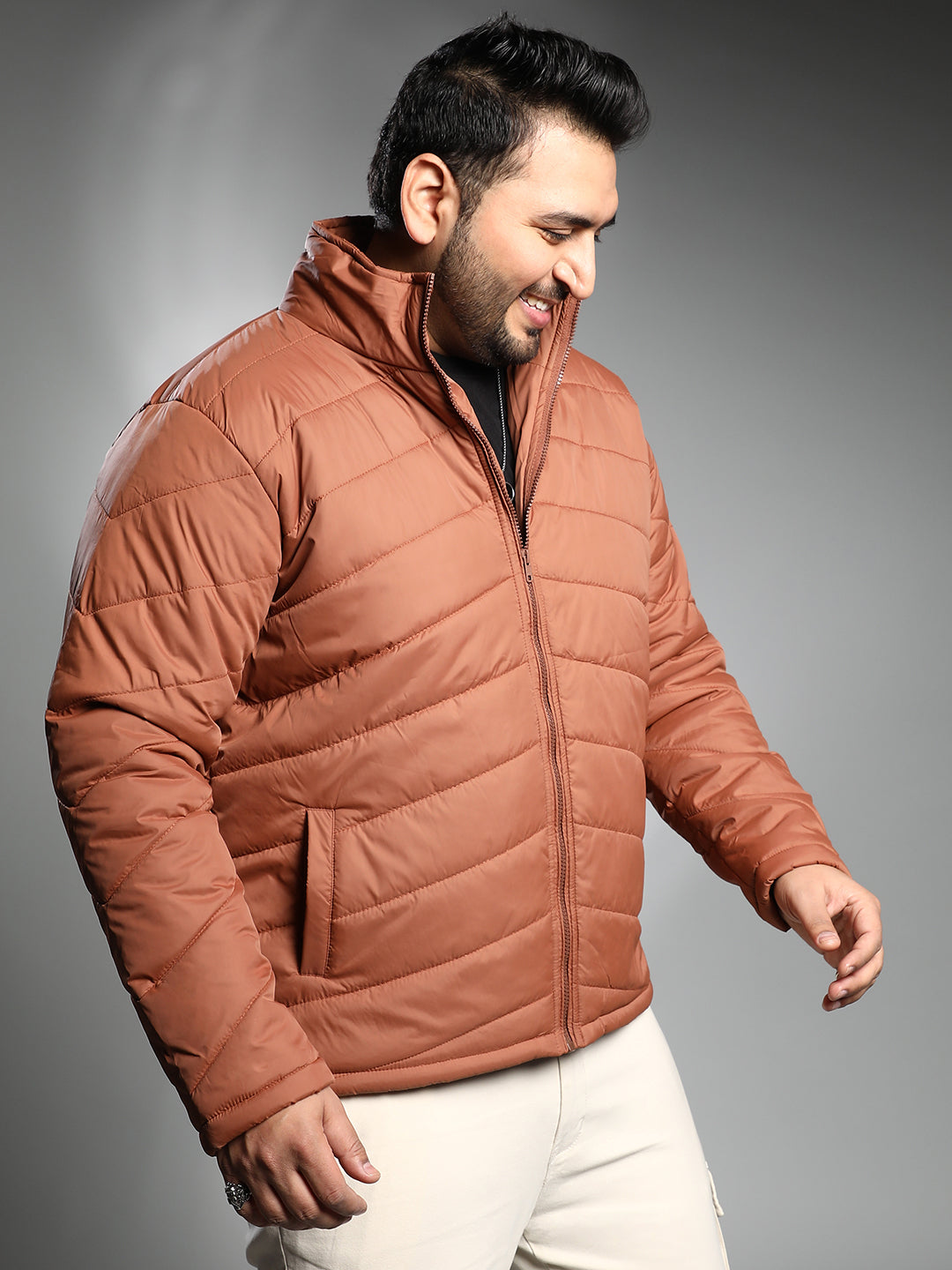 Chevron Quilted Jacket