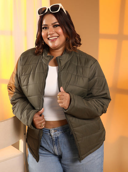 Chevron Quilted Jacket