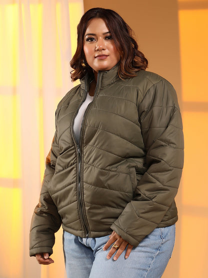 Chevron Quilted Jacket