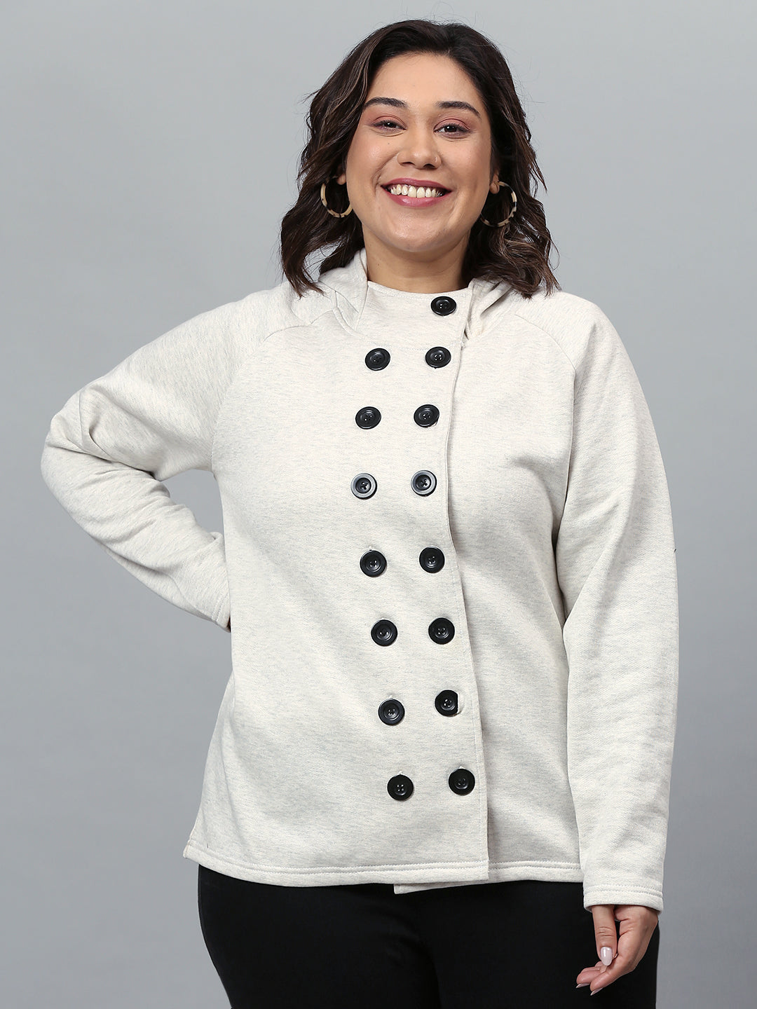 Solid Stylish Casual Jacket