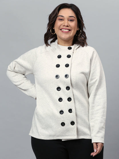 Solid Stylish Casual Jacket