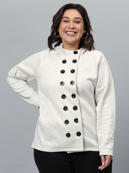 Solid Stylish Casual Jacket