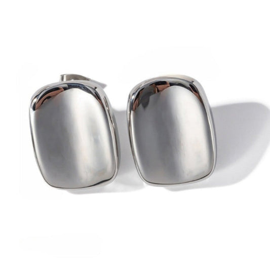 Chunky Silver Stud Earrings JLT12740
