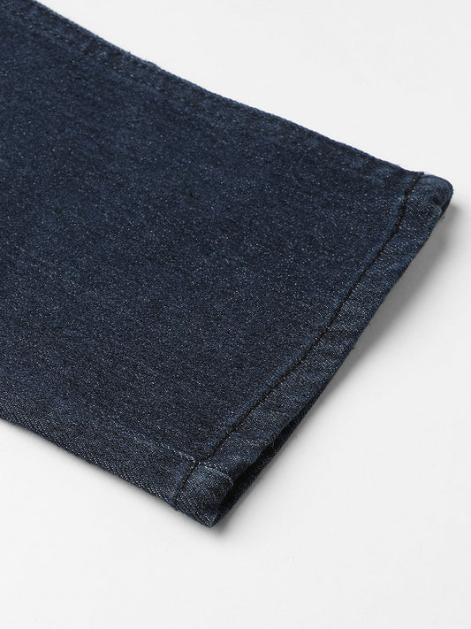 Dark-Washed Denim Jeans