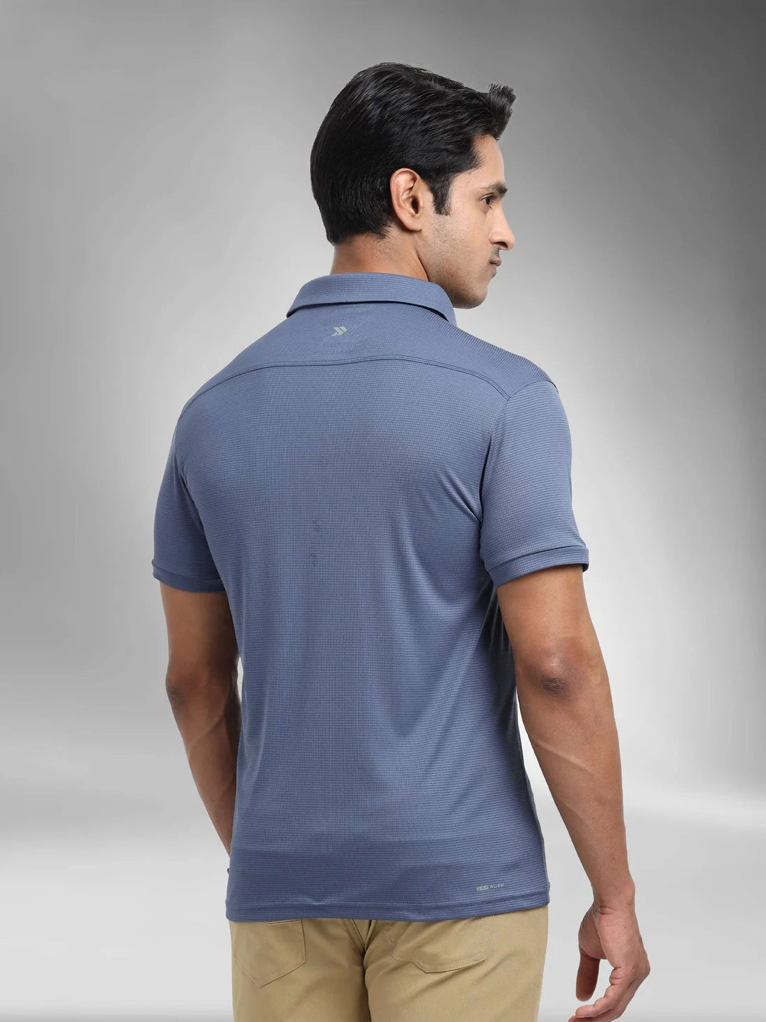 Performance Polo Tee-Cool Blue